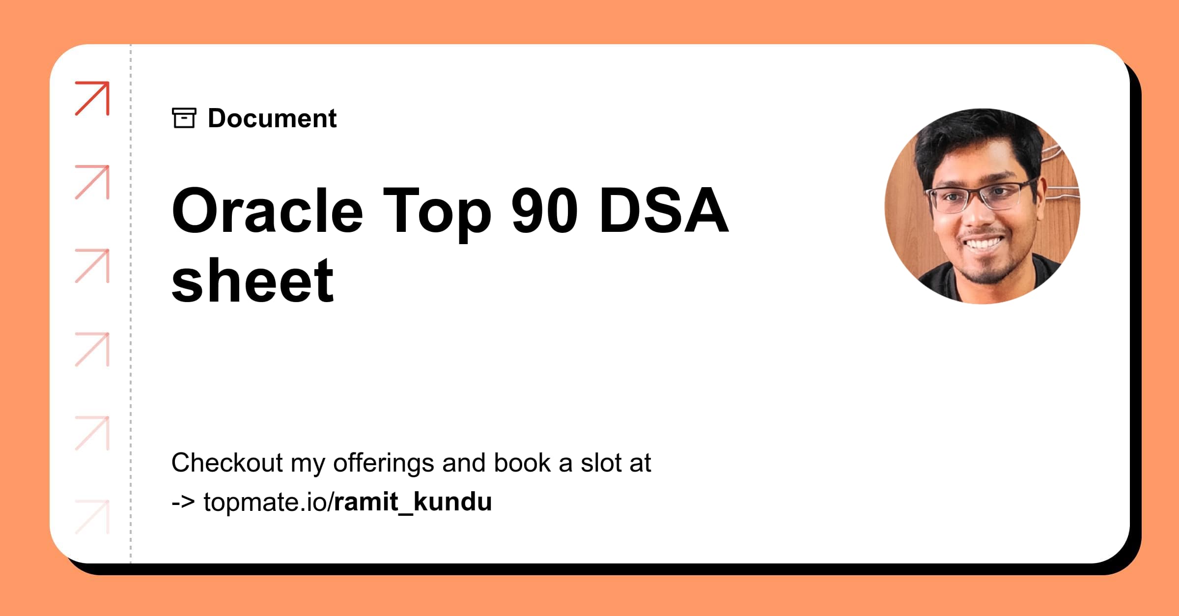 Oracle Top 90 DSA sheet with Ramit Kundu